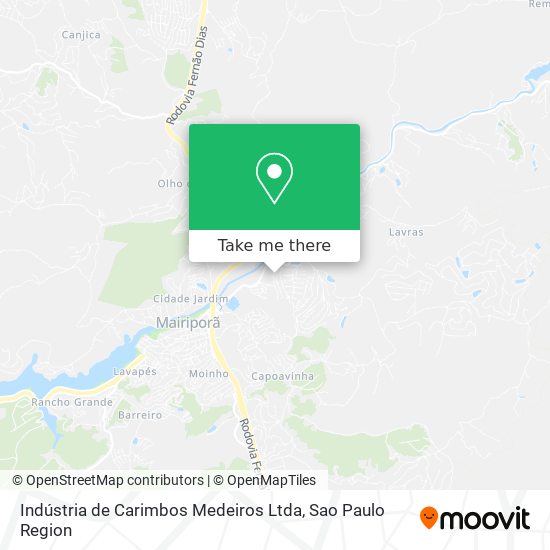 Indústria de Carimbos Medeiros Ltda map