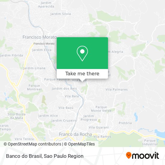 Banco do Brasil map