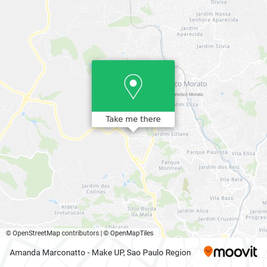 Mapa Amanda Marconatto - Make UP
