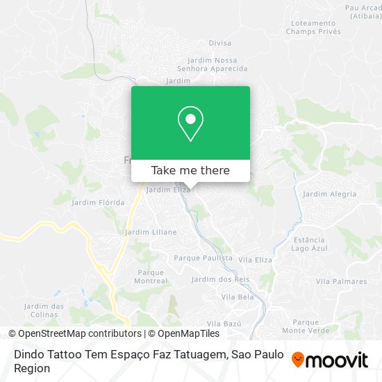 Dindo Tattoo Tem Espaço Faz Tatuagem map