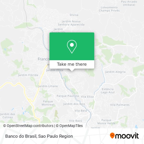 Banco do Brasil map