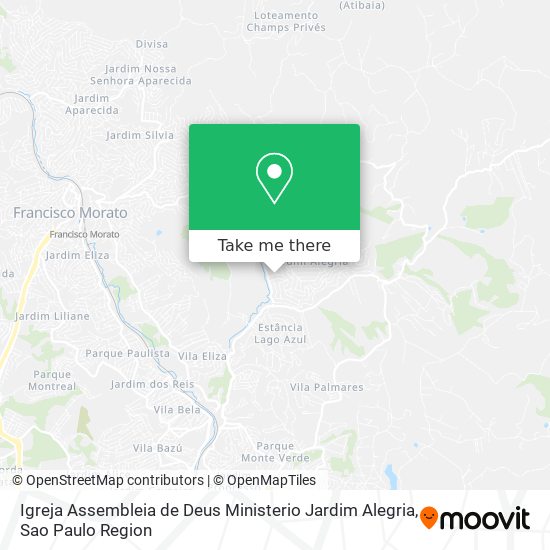 Igreja Assembleia de Deus Ministerio Jardim Alegria map