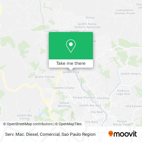 Serv. Mac. Diesel, Comercial map