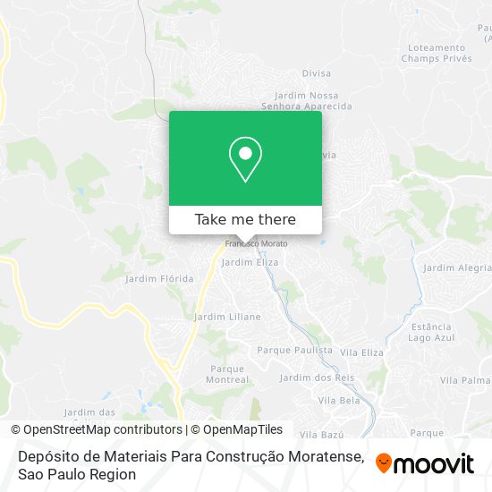 Depósito de Materiais Para Construção Moratense map