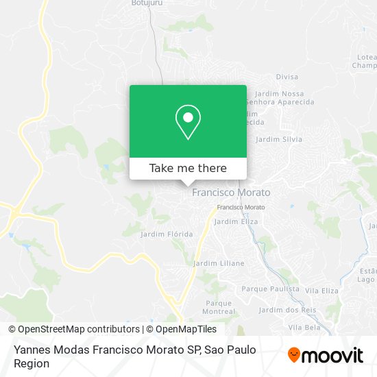 Yannes Modas Francisco Morato SP map