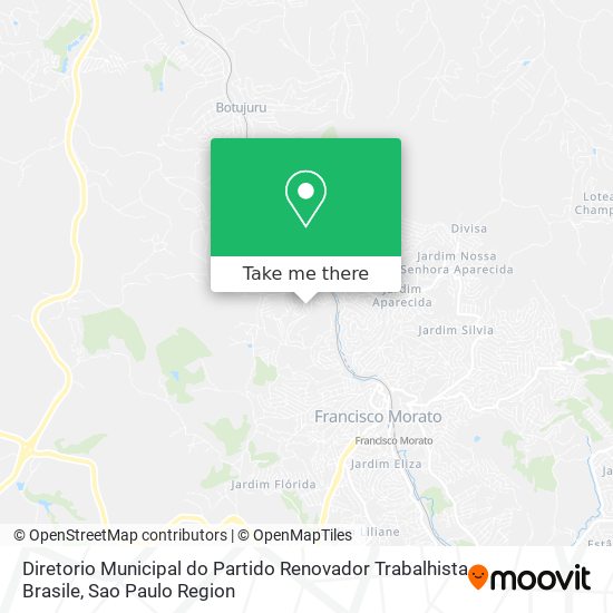 Diretorio Municipal do Partido Renovador Trabalhista Brasile map