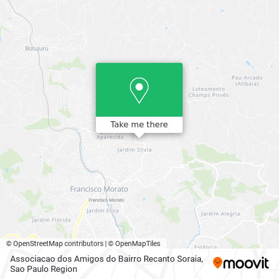 Associacao dos Amigos do Bairro Recanto Soraia map