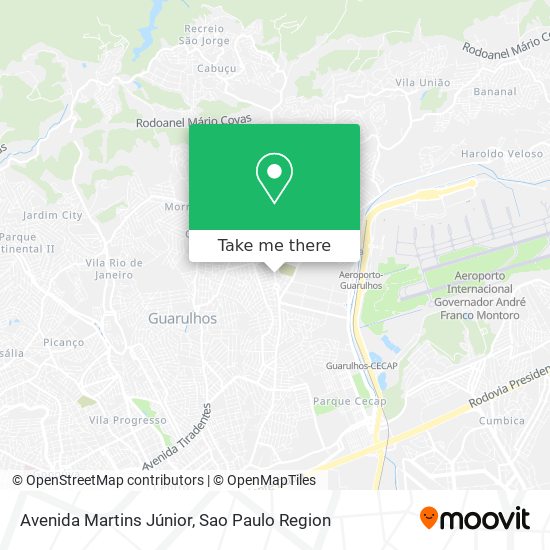 Avenida Martins Júnior map
