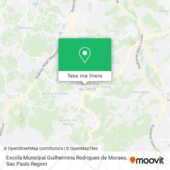 Escola Municipal Guilhermina Rodrigues de Moraes map