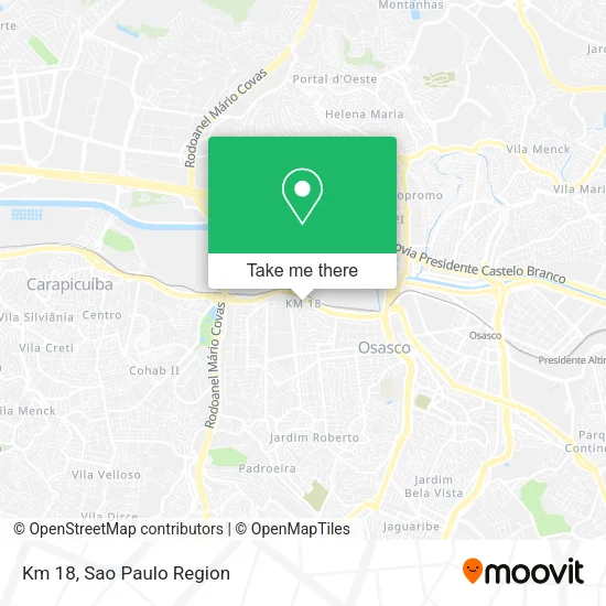 Km 18 map