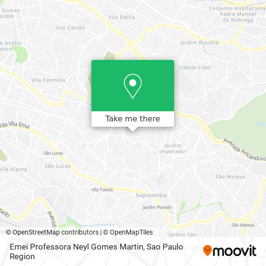 Emei Professora Neyl Gomes Martin map