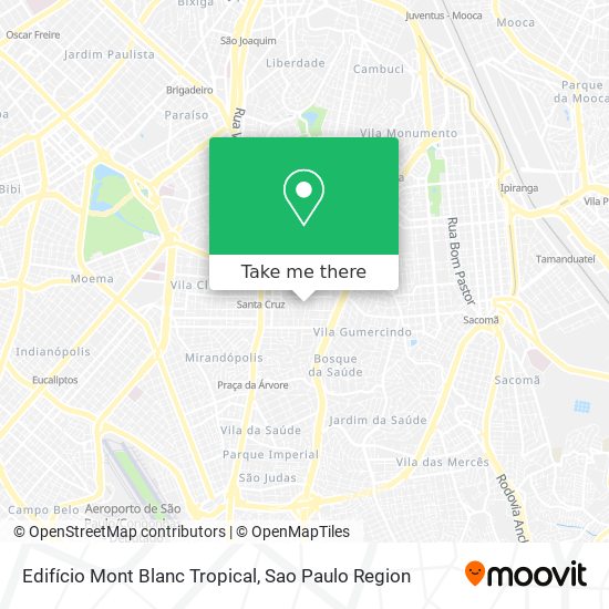 Edifício Mont Blanc Tropical map