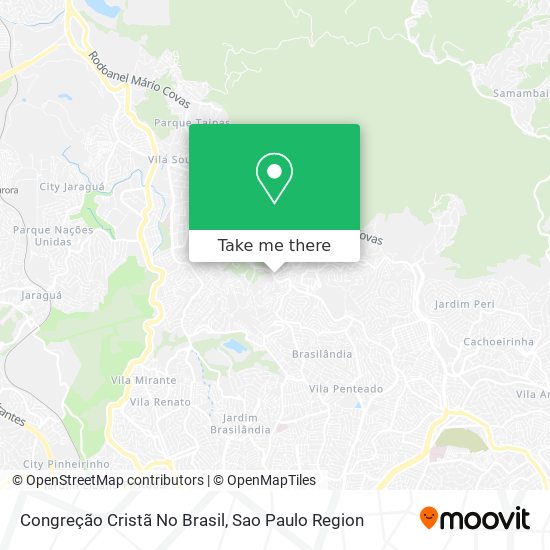 Congreção Cristã No Brasil map