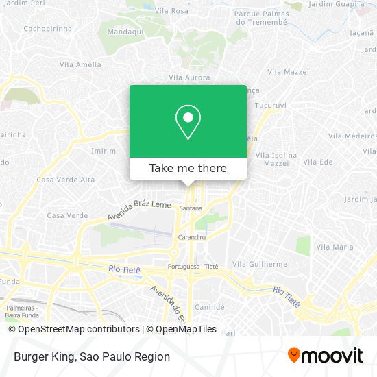 Burger King map