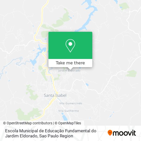 Mapa Escola Municipal de Educação Fundamental do Jardim Eldorado