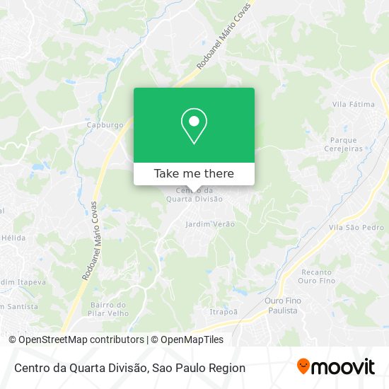 Centro da Quarta Divisão map