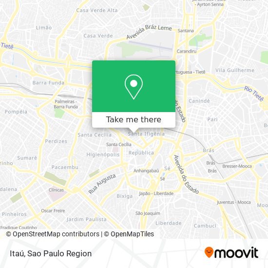 Itaú map