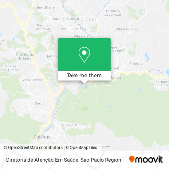 Mapa Diretoria de Atenção Em Saúde