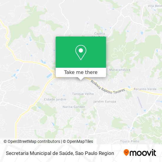 Secretaria Municipal de Saúde map