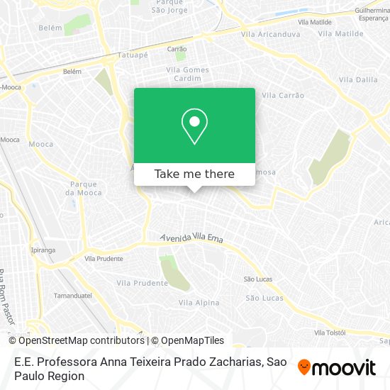 E.E. Professora Anna Teixeira Prado Zacharias map