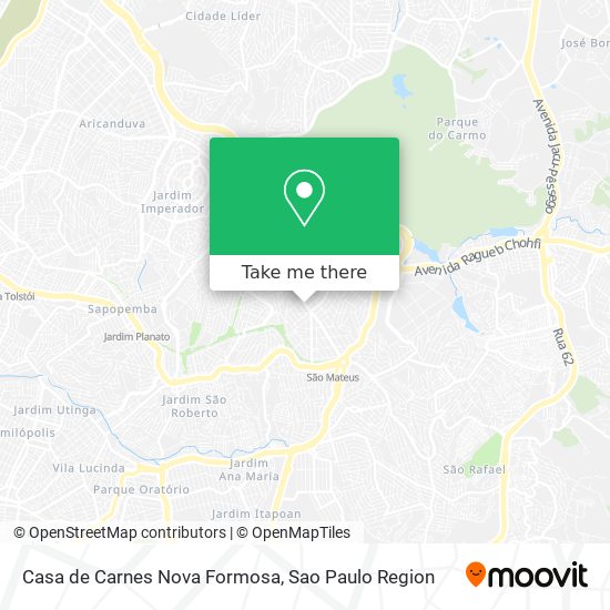Casa de Carnes Nova Formosa map