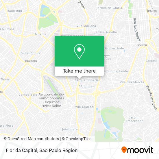 Mapa Flor da Capital