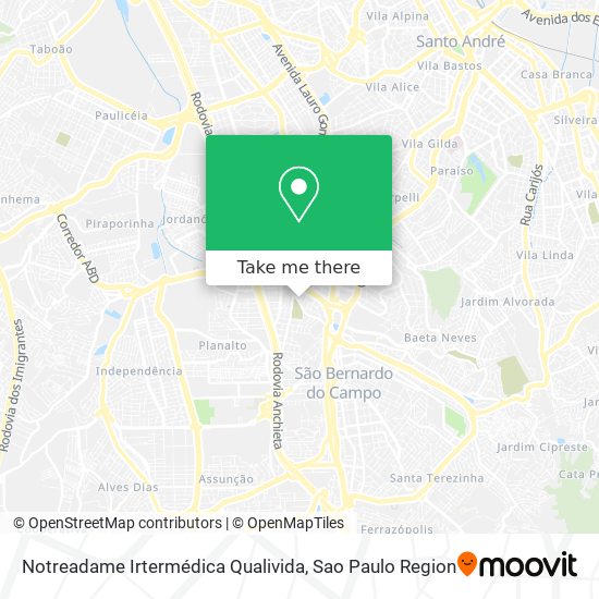 Notreadame Irtermédica Qualivida map