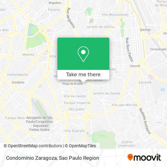 Condomínio Zaragoza map