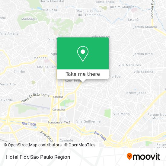 Hotel Flor map