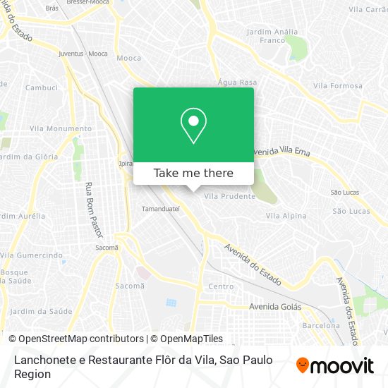 Lanchonete e Restaurante Flôr da Vila map