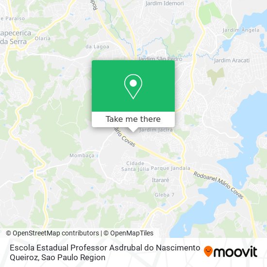 Escola Estadual Professor Asdrubal do Nascimento Queiroz map