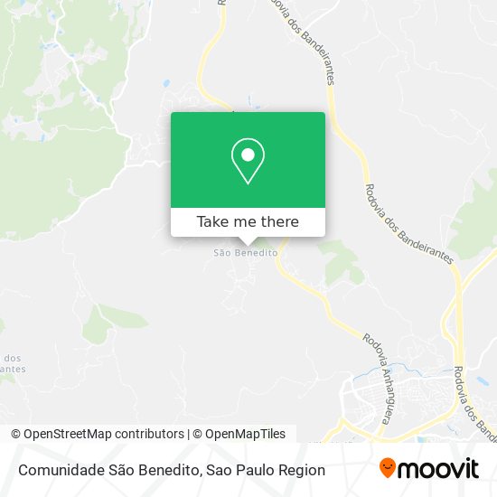 Comunidade São Benedito map