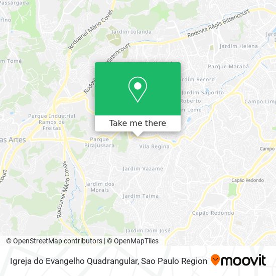 Igreja do Evangelho Quadrangular map