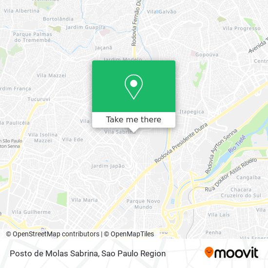 Posto de Molas Sabrina map