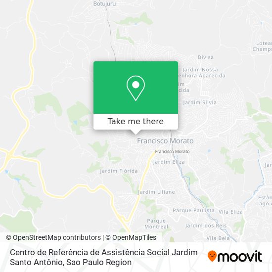 Centro de Referência de Assistência Social Jardim Santo Antônio map