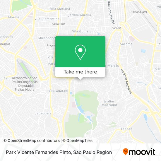 Park Vicente Fernandes Pinto map