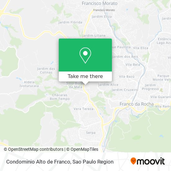 Condominio Alto de Franco map