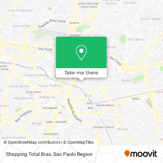 Shopping Total Bras map