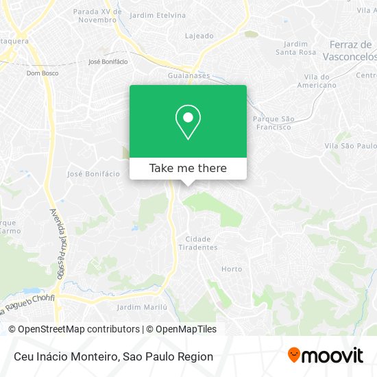 Mapa Ceu Inácio Monteiro