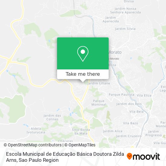 Escola Municipal de Educação Básica Doutora Zilda Arns map