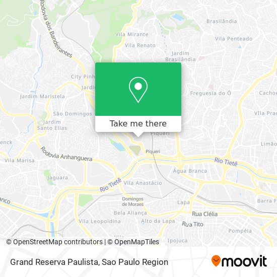 Grand Reserva Paulista map