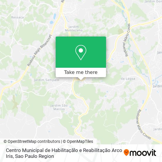 Centro Municipal de Habilitaçãlo e Reabilitação Arco Iris map