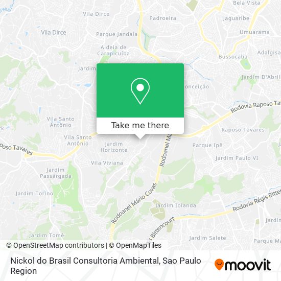 Nickol do Brasil Consultoria Ambiental map