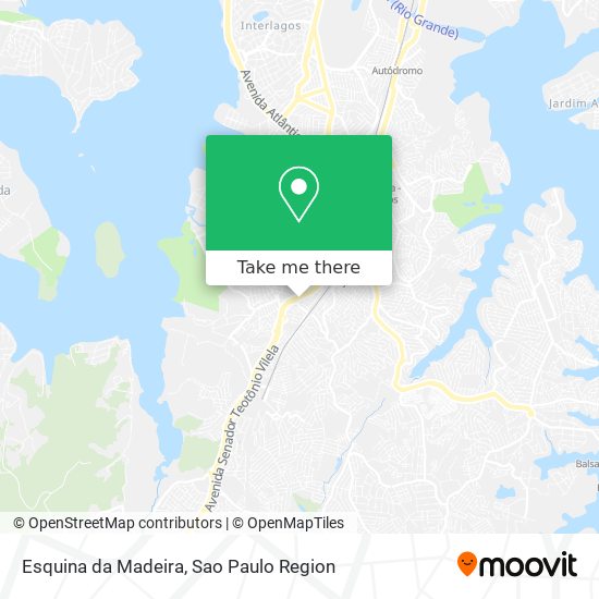 Esquina da Madeira map