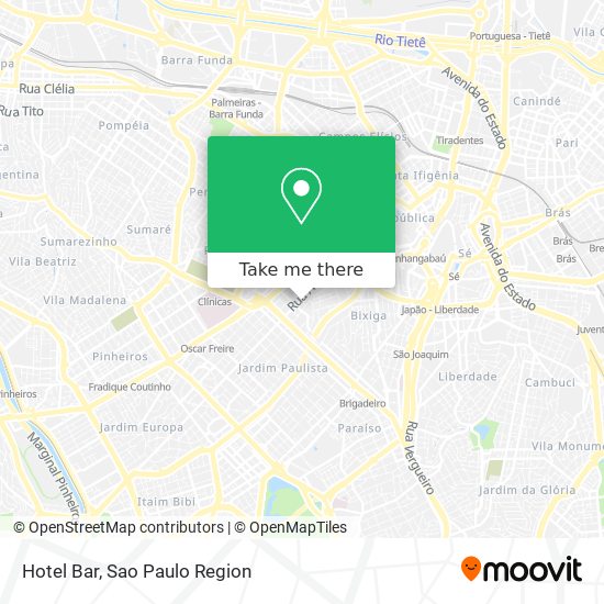 Hotel Bar map