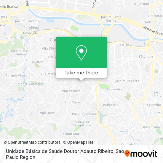 Unidade Básica de Saúde Doutor Adauto Ribeiro map