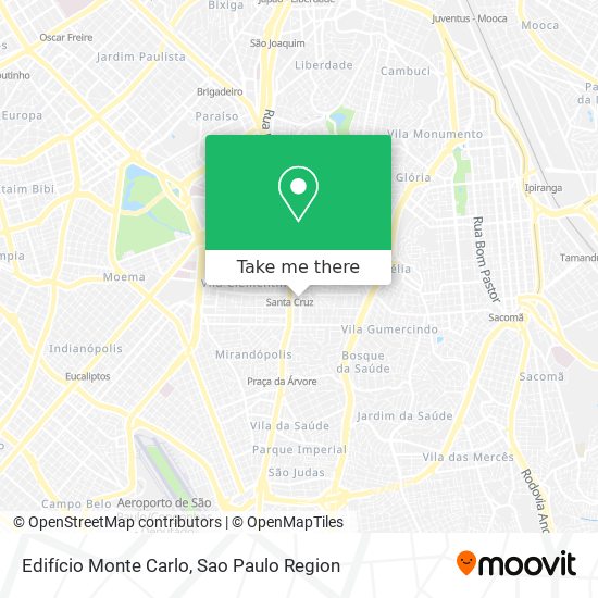 Edifício Monte Carlo map