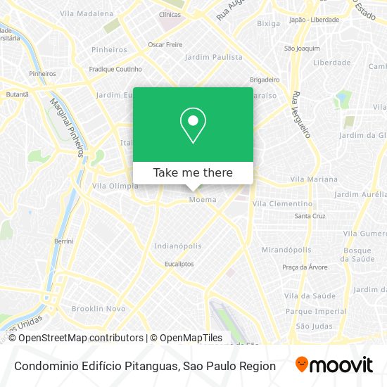 Mapa Condominio Edifício Pitanguas