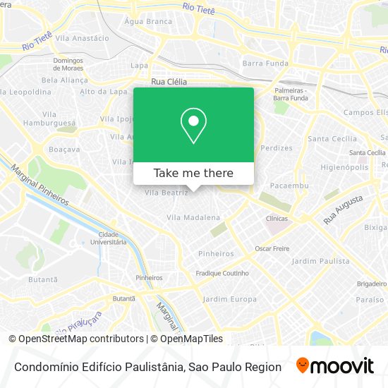 Condomínio Edifício Paulistânia map