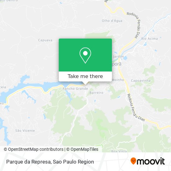 Parque da Represa map